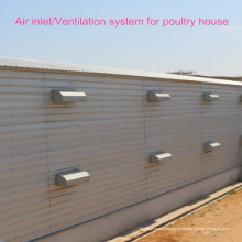 Sistema de ventilação de alta qualidade do equipamento das aves domésticas para a casa das aves domésticas